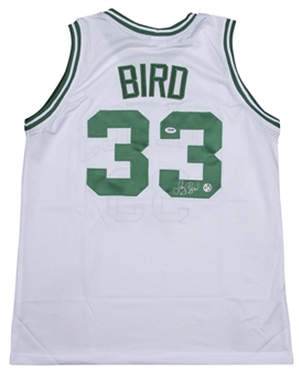 Larry Bird Autographed Boston Celtics Jersey (PSA/DNA COA & Bird Hologram)